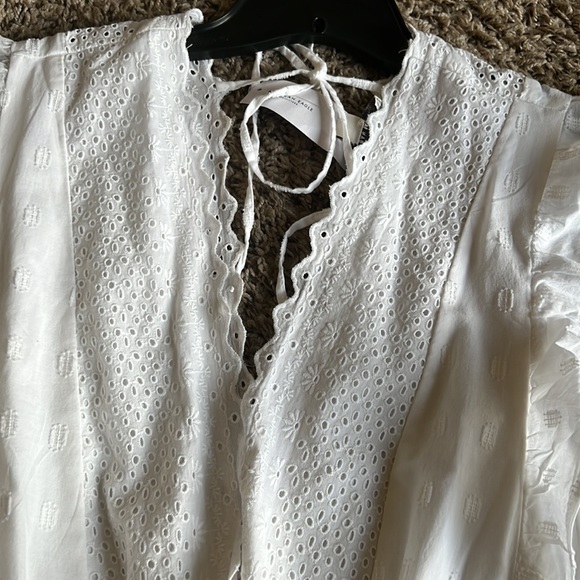 American Eagle romper White laced with open back Size XL NWT - Picture 11 of 13